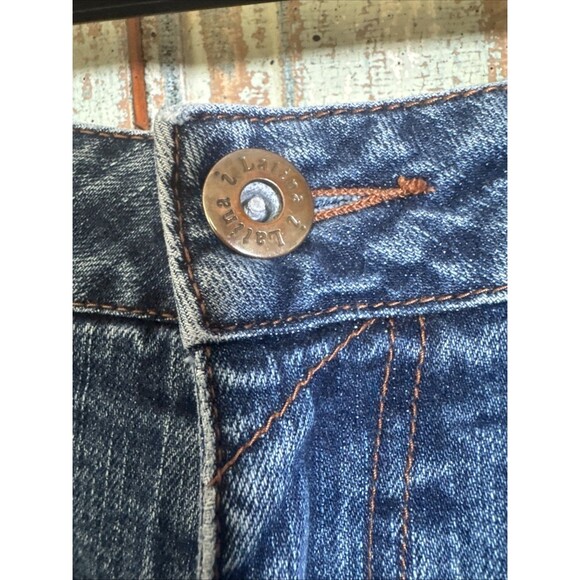 Latina Life Jeans REPAVED  Into Flared Boho  Art Jeans SZ 14 - Picture 5 of 15